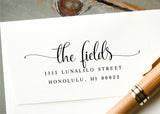 Pre-inked Return Address Stamp #017