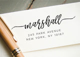 Pre-inked Return Address Stamp #025