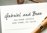 Pre-inked Return Address Stamp #028