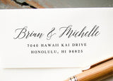 Pre-inked Return Address Stamp #031