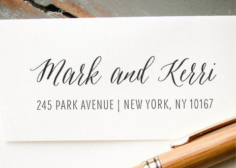 Custom Self-Inking Logo Stamps by Kestrel Montes of InkMeThis