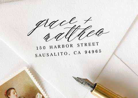 Pre-inked Return Address Stamp #478
