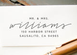 Pre-inked Return Address Stamp #047