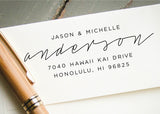 Pre-inked Return Address Stamp #047