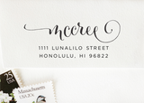 Pre-inked Return Address Stamp #491