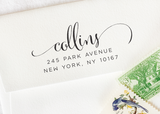 Pre-inked Return Address Stamp #491