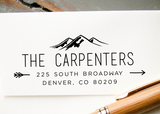 Pre-inked Return Address Stamp #049