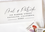 Pre-inked Return Address Stamp #051