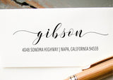 Pre-inked Return Address Stamp #052
