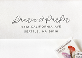Pre-inked Return Address Stamp #548