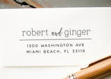Pre-inked Return Address Stamp #005