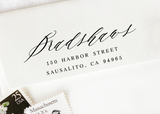 Pre-inked Return Address Stamp #729