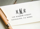 Pre-inked Return Address Stamp #074
