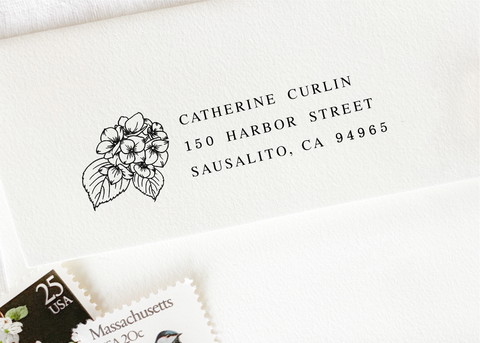 Pre-inked Return Address Stamp #082