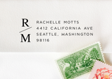 Pre-inked Return Address Stamp #987