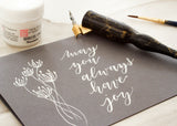 Kuretake Zig White Calligraphy Ink-calligraphy supply-Ink Me This