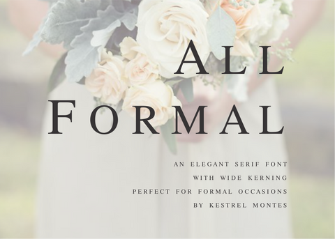 All Formal Serif Font-wedding invitation font-Ink Me This