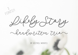 Likely Story Font Trio-wedding invitation font-Ink Me This
