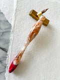 Calligraphy Pen Holder: Bugamvilla