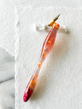 Calligraphy Pen Holder: Rosebud