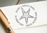 Round Address Stamp #080