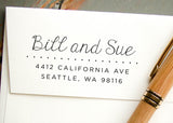 Pre-inked Return Address Stamp #026