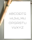 Pre-inked Return Address Stamp #048